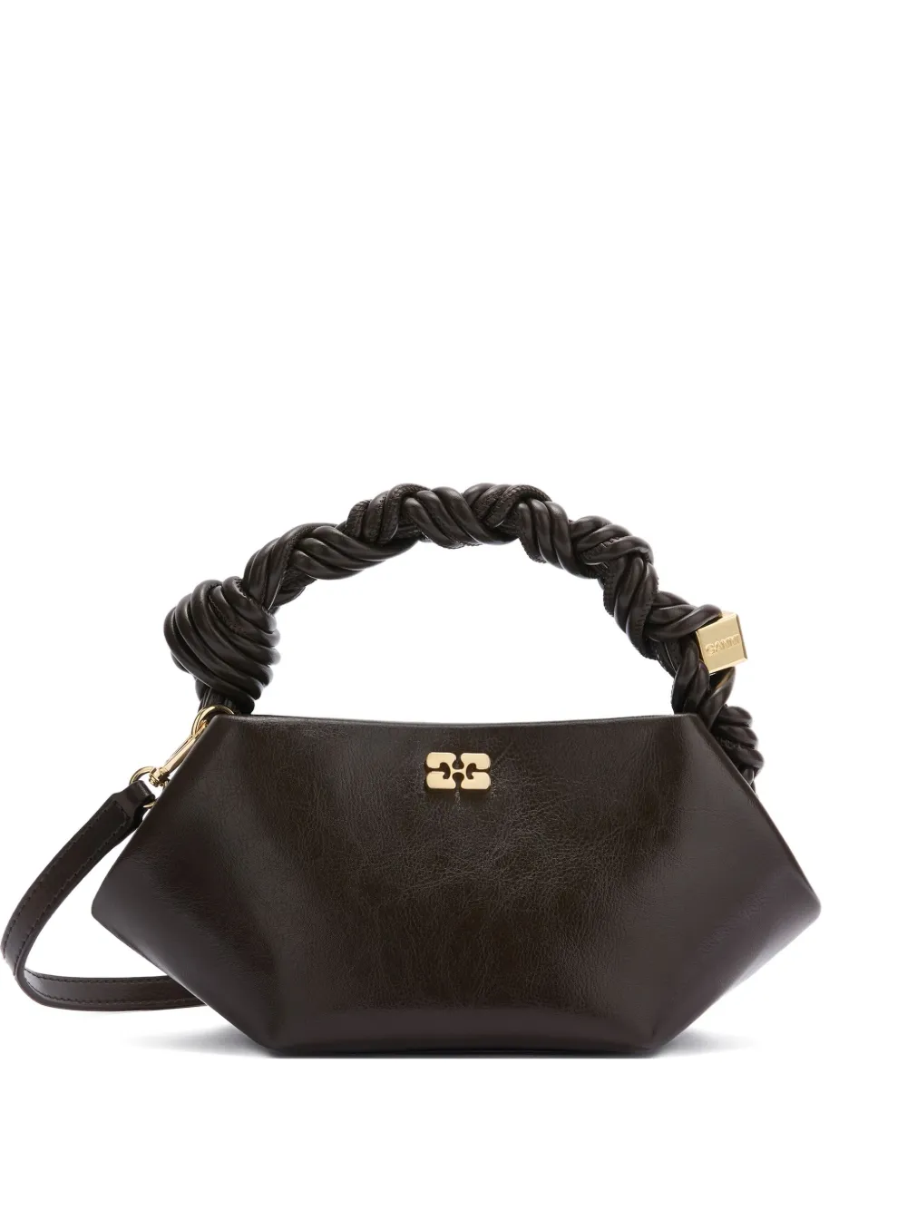 

Сумка-тоут с верхней ручкой Ganni, коричневый