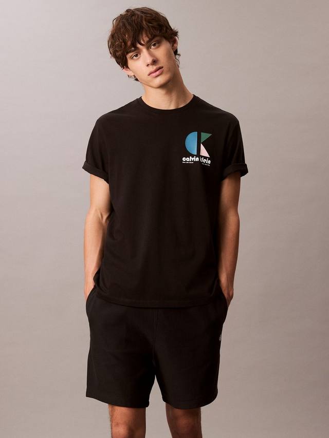 

Шорты чино с завязками из смесовой ткани с хлопком Calvin Klein, Black