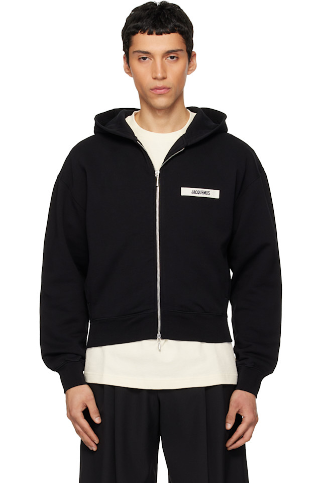 

Худи La Casa 'the gros grain zipped' Jacquemus, черный