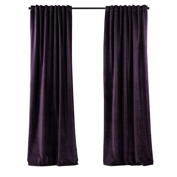 

Бархатная штора Puude Home Design 140400, 25x1x140 см цвет zwetschge dekor