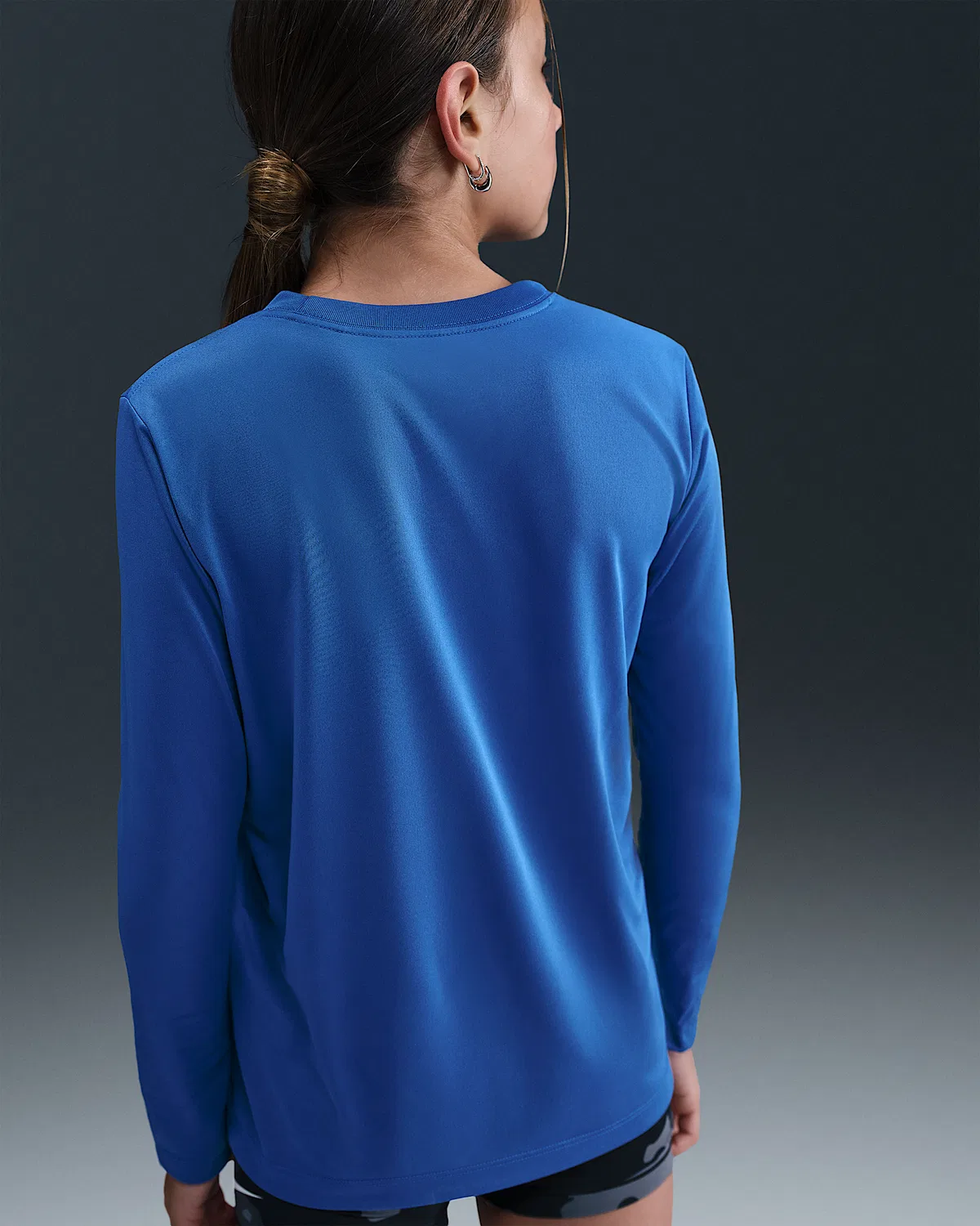 Детская футболка с длинным рукавом Nike Legend Dri-FIT, Game Royal/White — фото 2