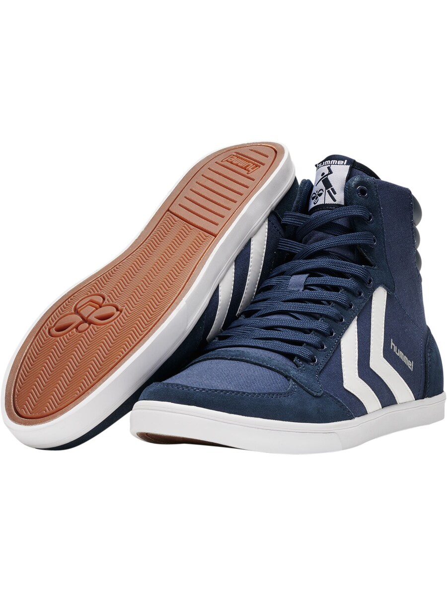 Кроссовки с высоким берцем Hummel Slimmer Stadil, цвет marine blue/Navy — фото 3