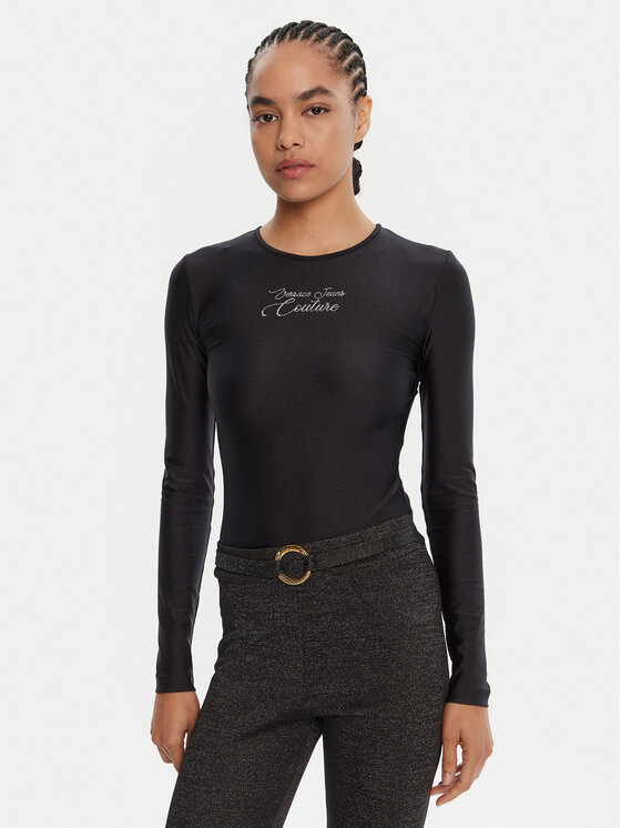 

Боди slim fit 79HAM2A1 N0008 Versace Jeans Couture, чёрный