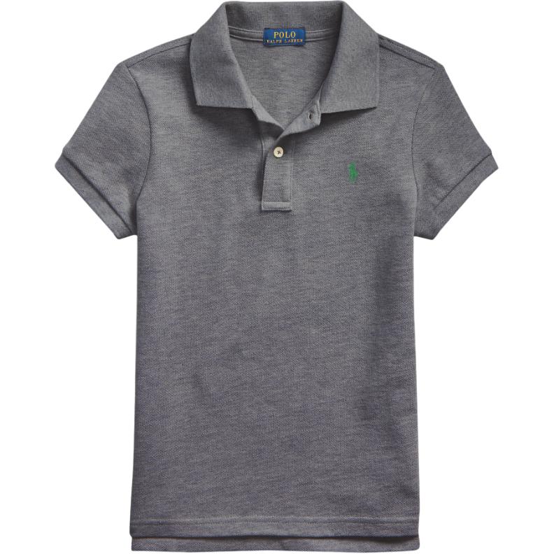 Футболка SS24 Dark Heather Gray Kids' Polo Ralph Lauren, серый — фото 3