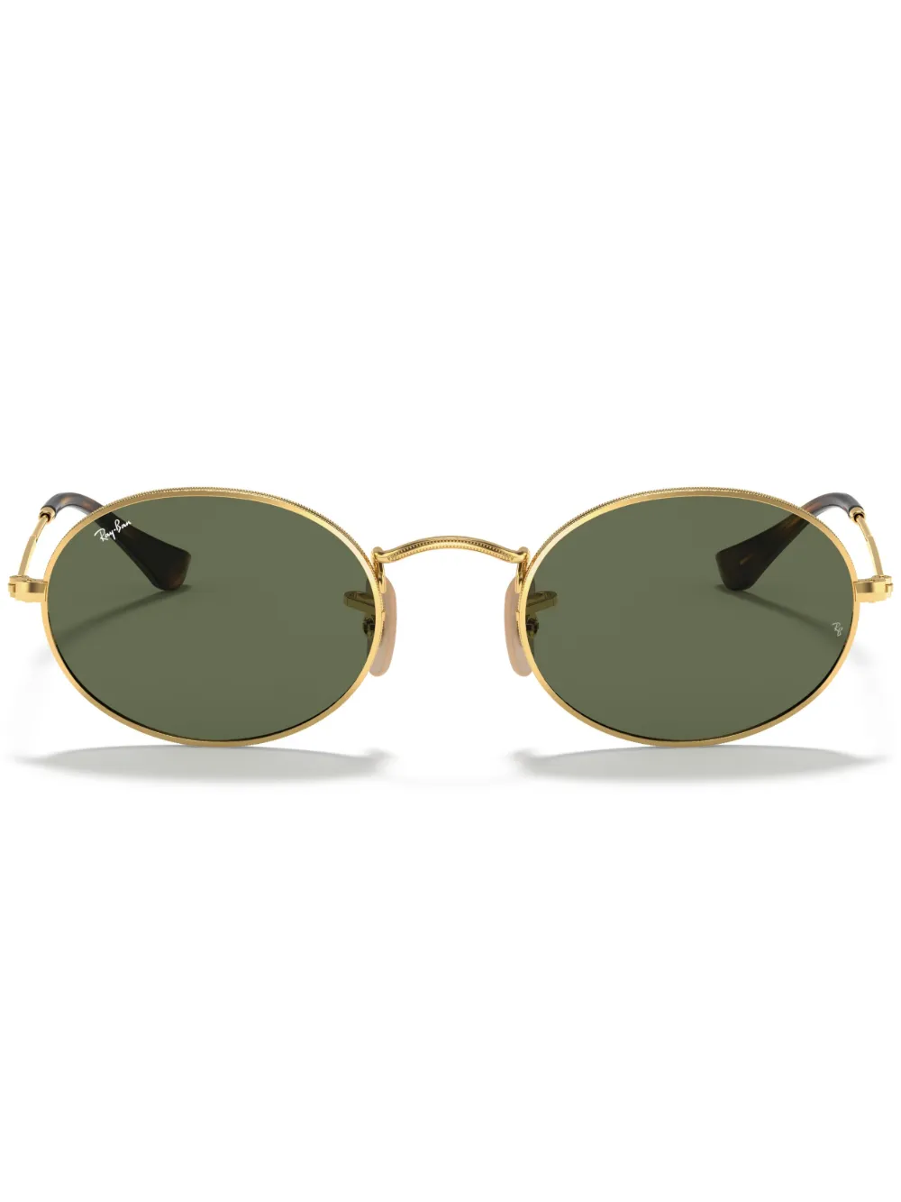 

Овальные солнцезащитные очки Ray-Ban, золотой