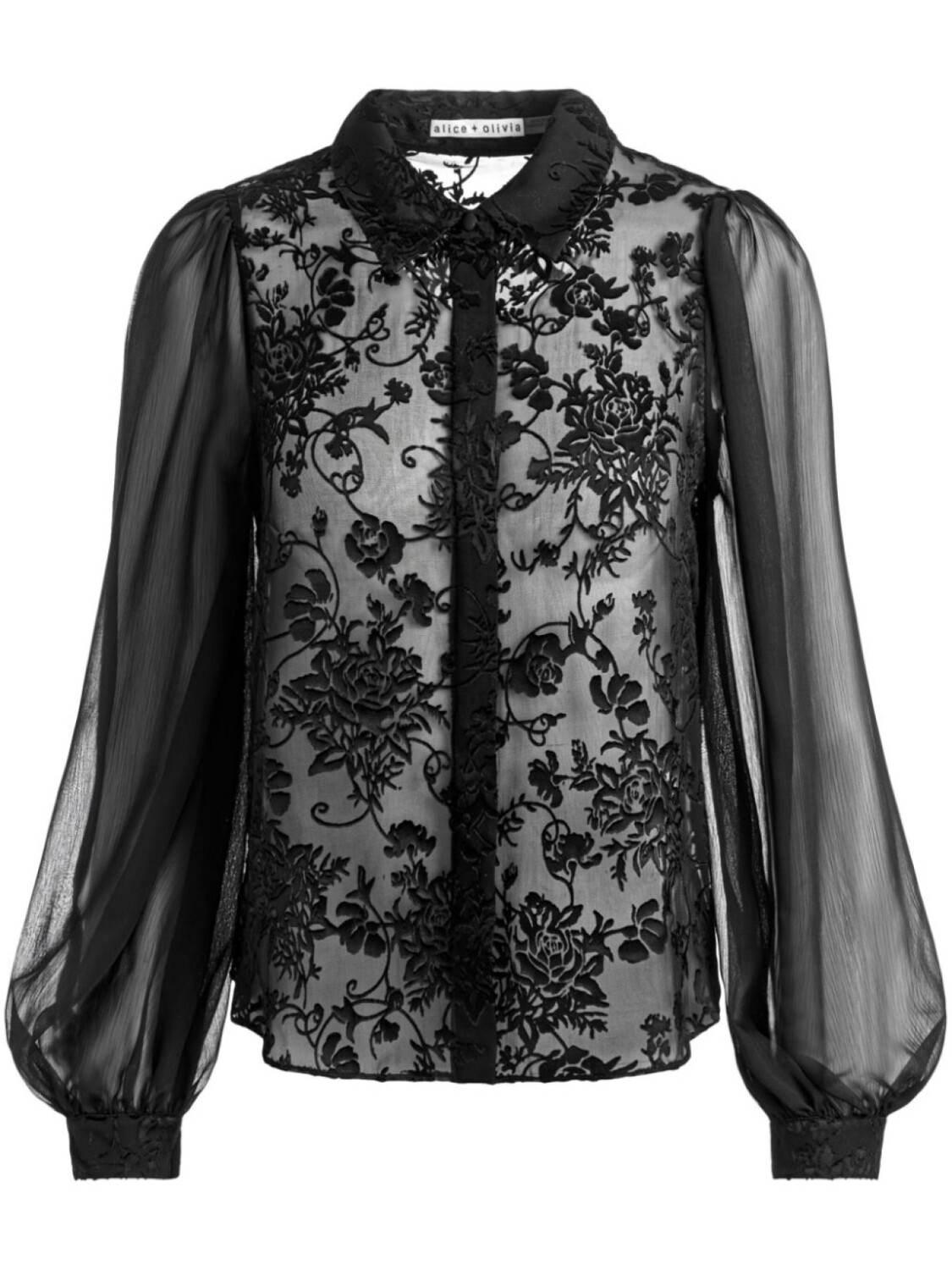

Блузка Роанн Alice + olivia, черный