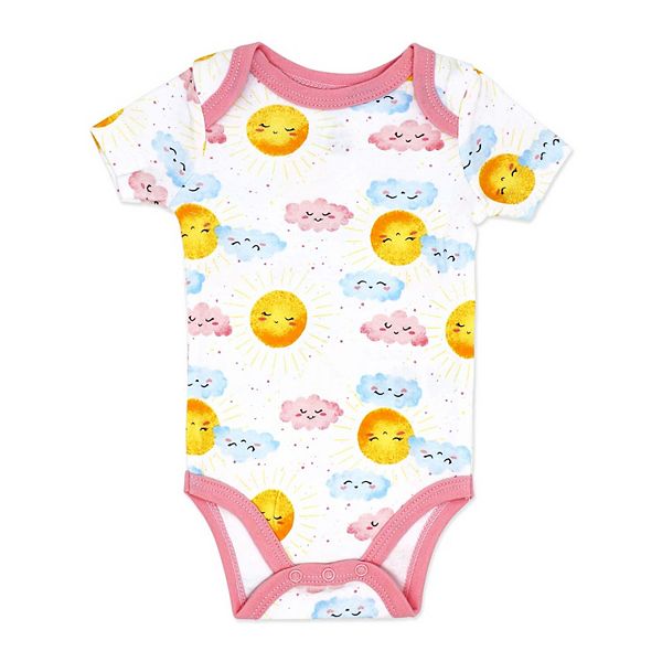 Комплект для девочки: боди, штанишки, слюнявчик и носочки Baby Mode — фото 3