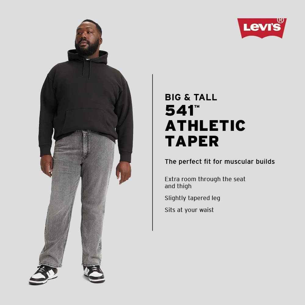 Мужские джинсы Levi's 541 Athletic Fit (сезонные), Grey Asphalt — фото 4