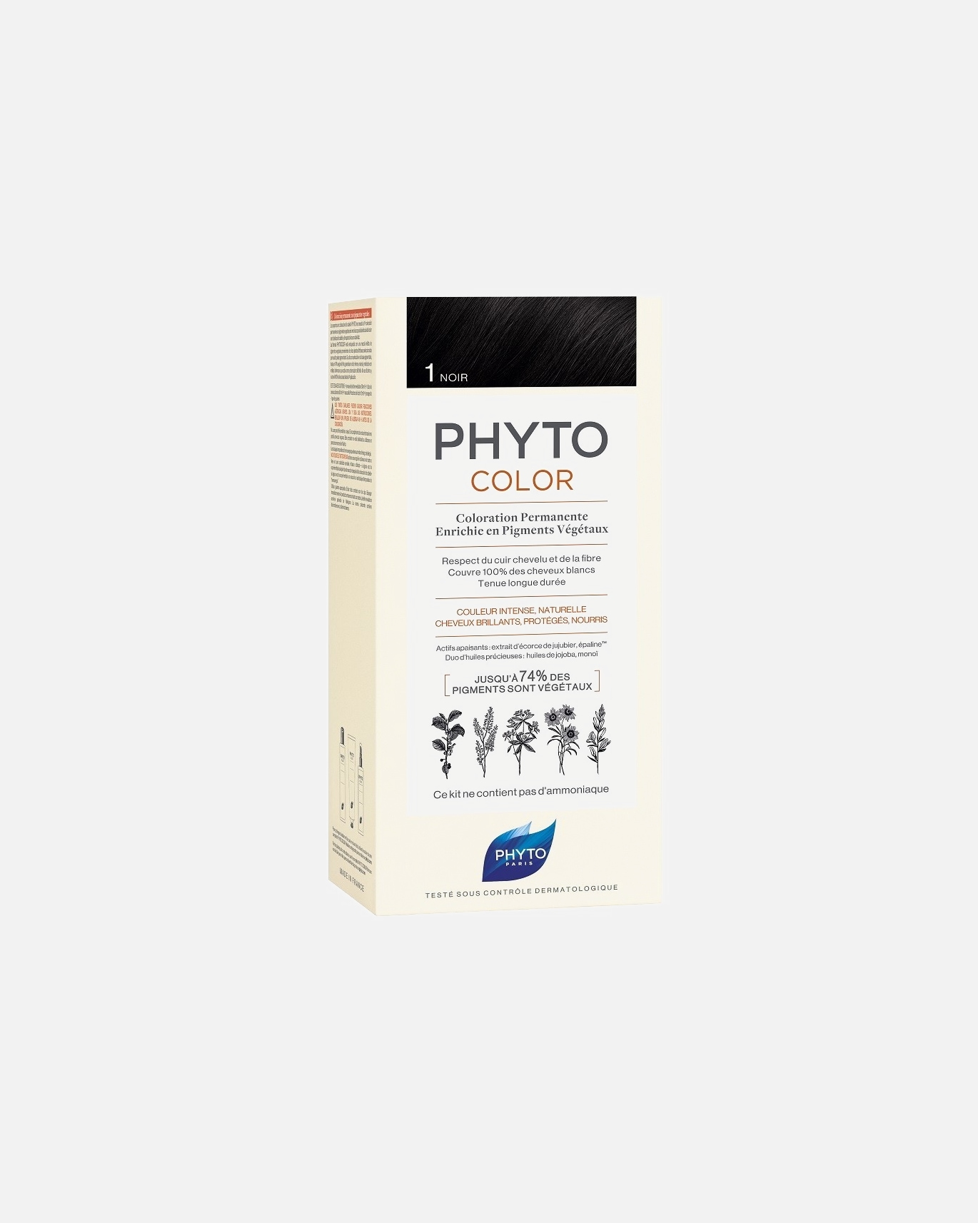 

Краска для волос Phyto, nr. 1.0, 1 мл