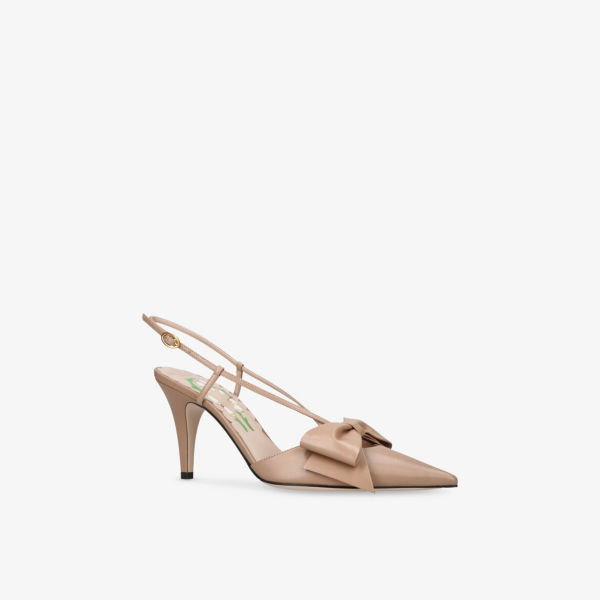 Туфли Valentino Garavani Bowow Pump 85 на каблуке, розовый — фото 3