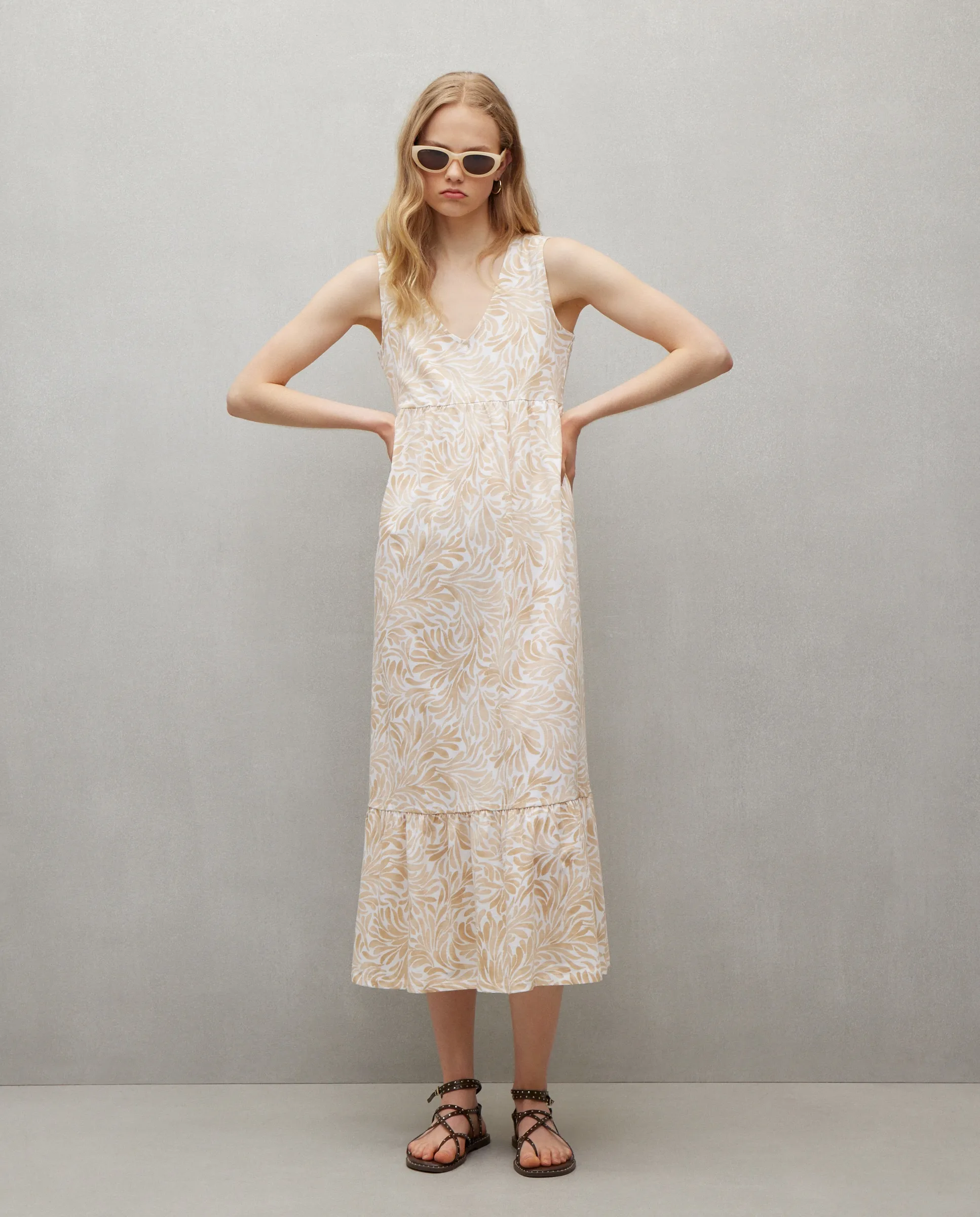 

Миди-платье без рукавов Easy Wear, синий