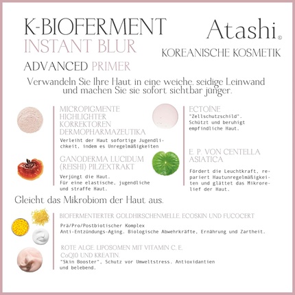 Сыворотка Atashi — K-Bioferment Instant Blur Advanced Anti-Aging Facial Treatment — фото 3