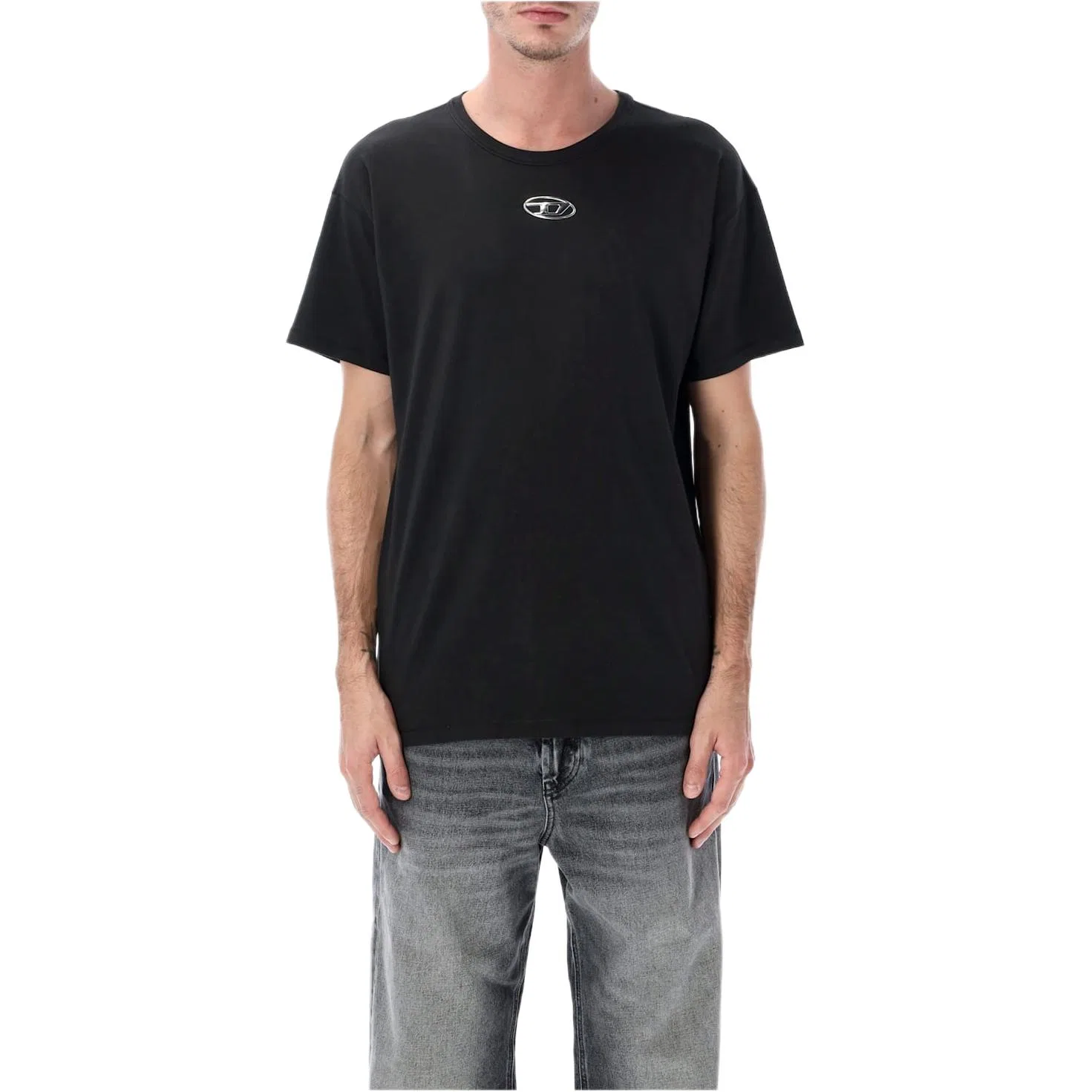Футболка T-Norm-Lod Oval D Logo DIESEL, Black