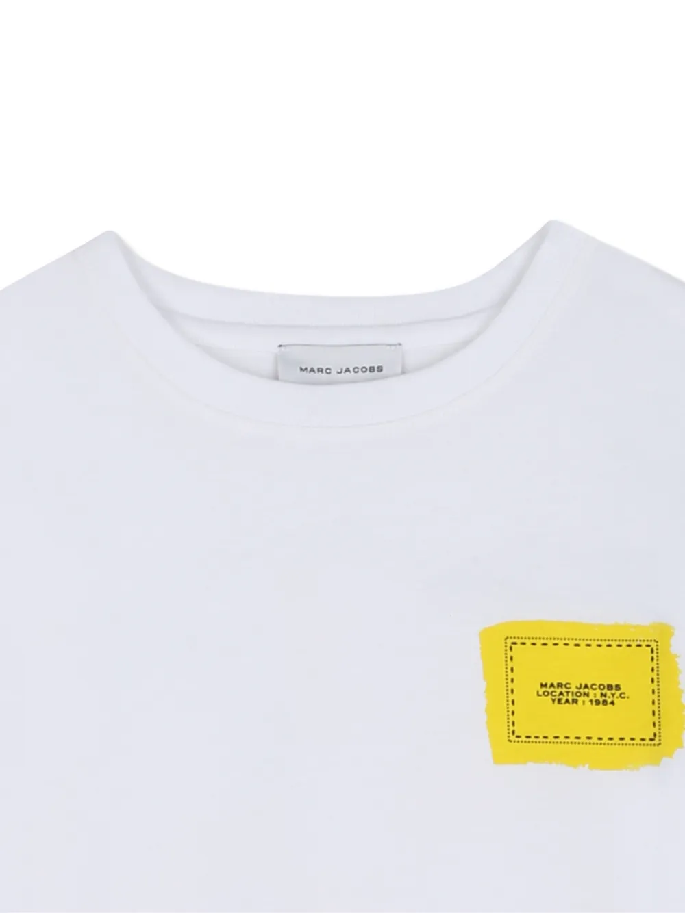 Футболка с графичным принтом Marc Jacobs Kids, белый — фото 3