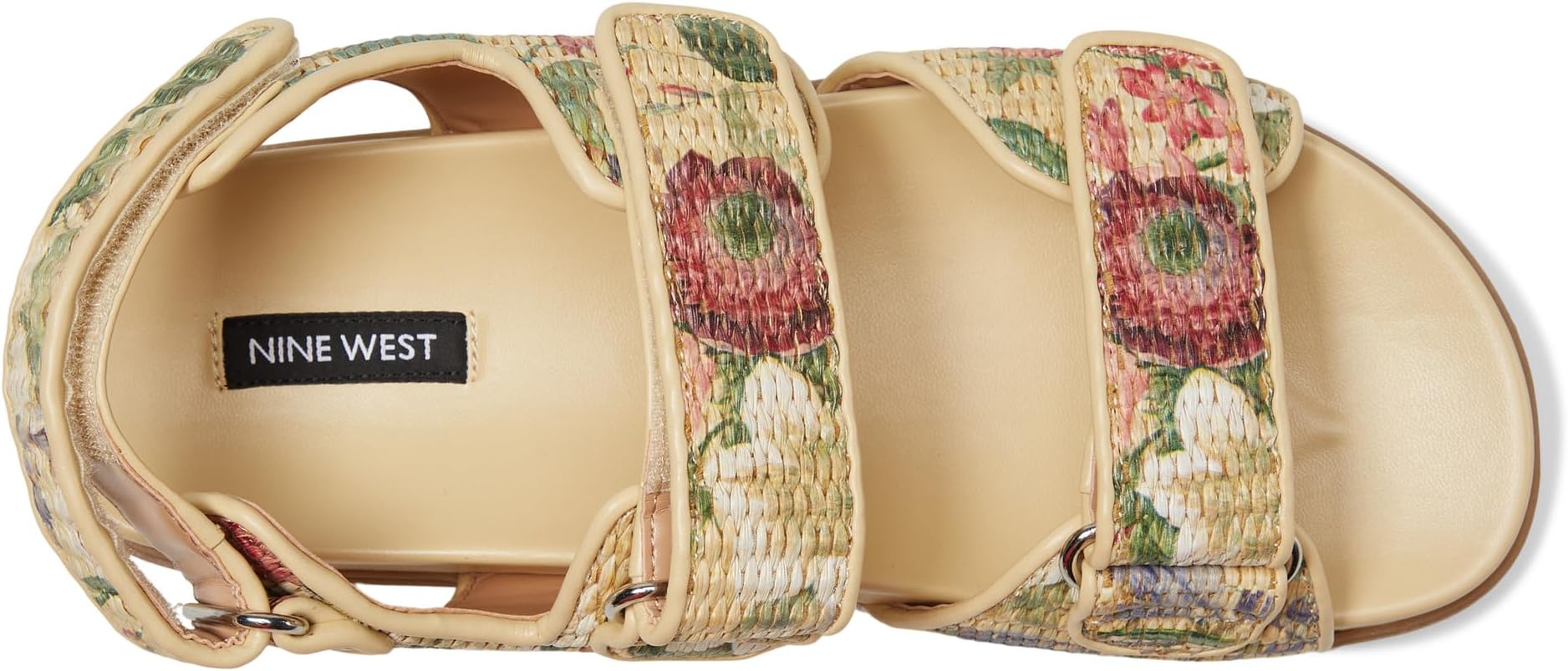 Сандалии Nine West Tillee, цвет Natural Vintage Floral Multi — фото 2