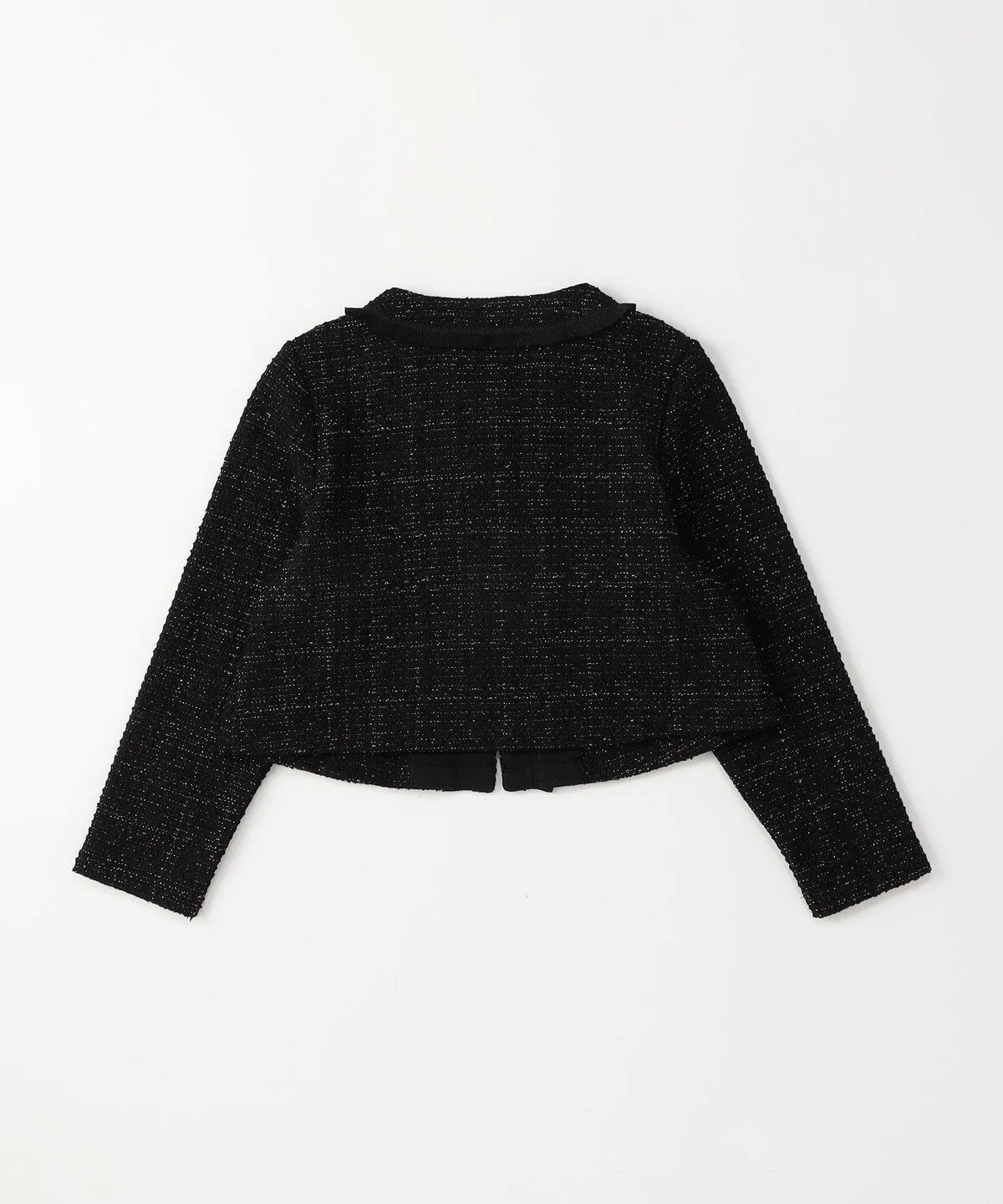 Кардиган Болеро из блесток и твида (размеры 140-160 см) Comme Ca Ism, black — фото 2