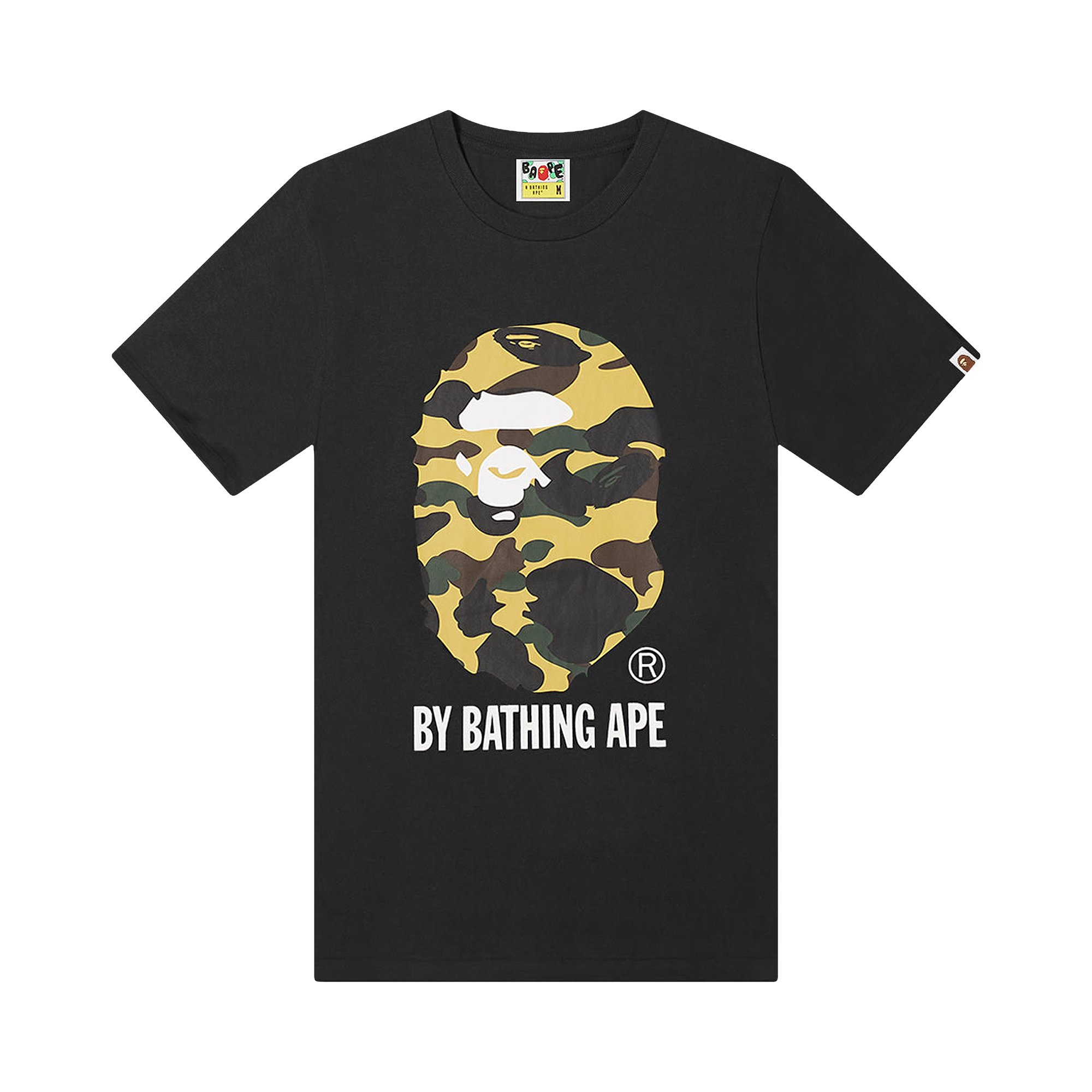 

Футболка BAPE 1st Camo By Bathing Ape, цвет черный/желтый