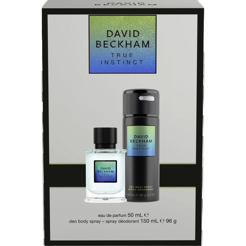 

True Instinct EdP + подарочный набор дезодорант-спрей David Beckham, 1 шт.