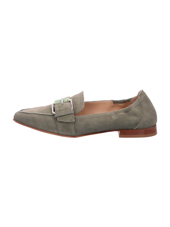 Тапочки MARIPÉ Klassische Slipper, оливковый