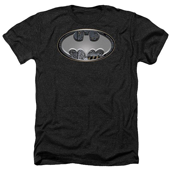 

Футболка Batman steel wall shield adult heather Licensed Character