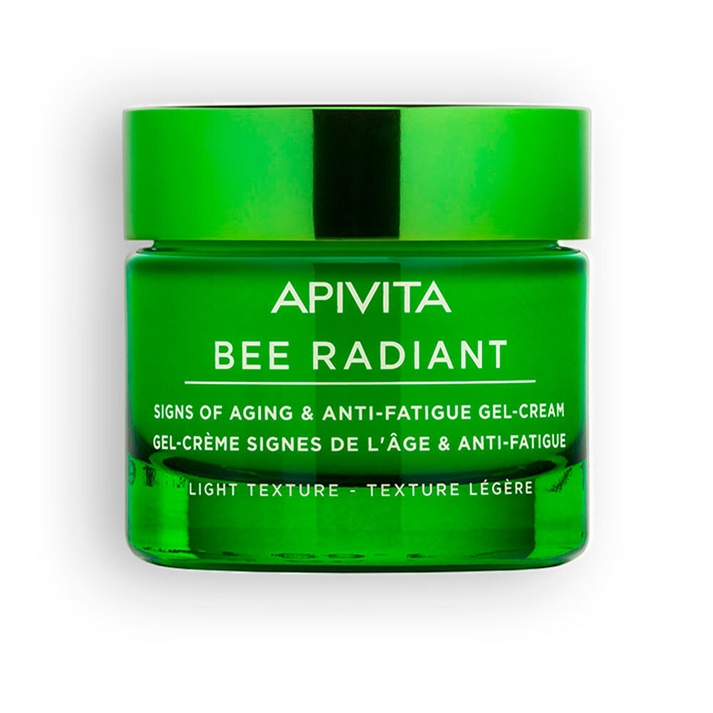 

Увлажняющий крем для ухода за лицом Bee radiant gel-crema signos de la edad y antifatiga Apivita, 50 мл