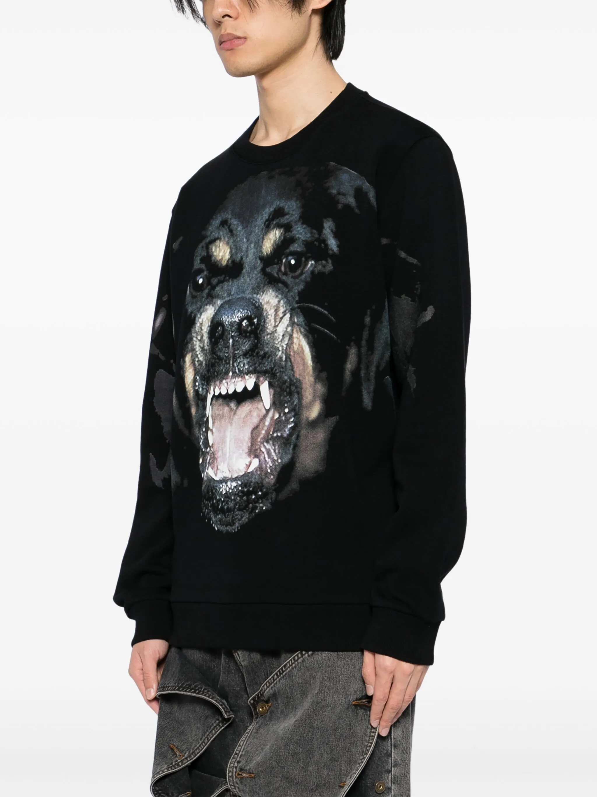 Толстовка с графичным принтом Givenchy, черный — фото 3