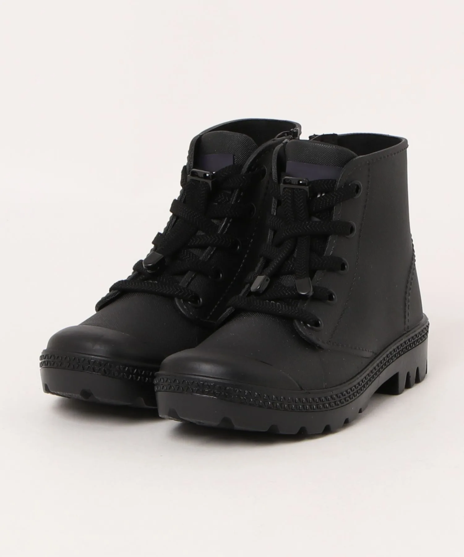 Детские дождевые кроссовки из ПВХ с молнией GAP Kids Rain Sneakers чёрные