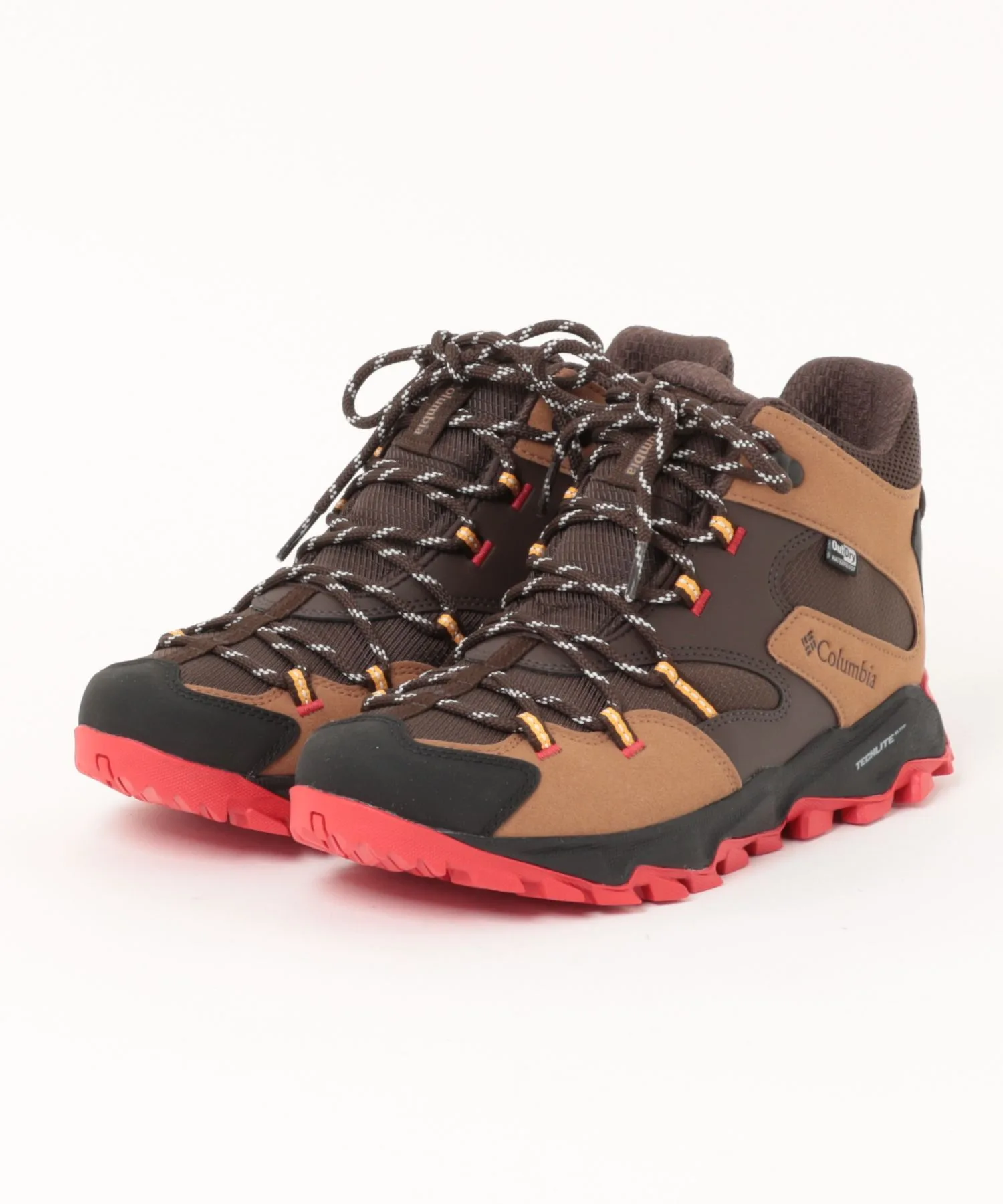 Мужские треккинговые кроссовки с технологией OutDry Columbia SABER VI MID WIDE коричневые