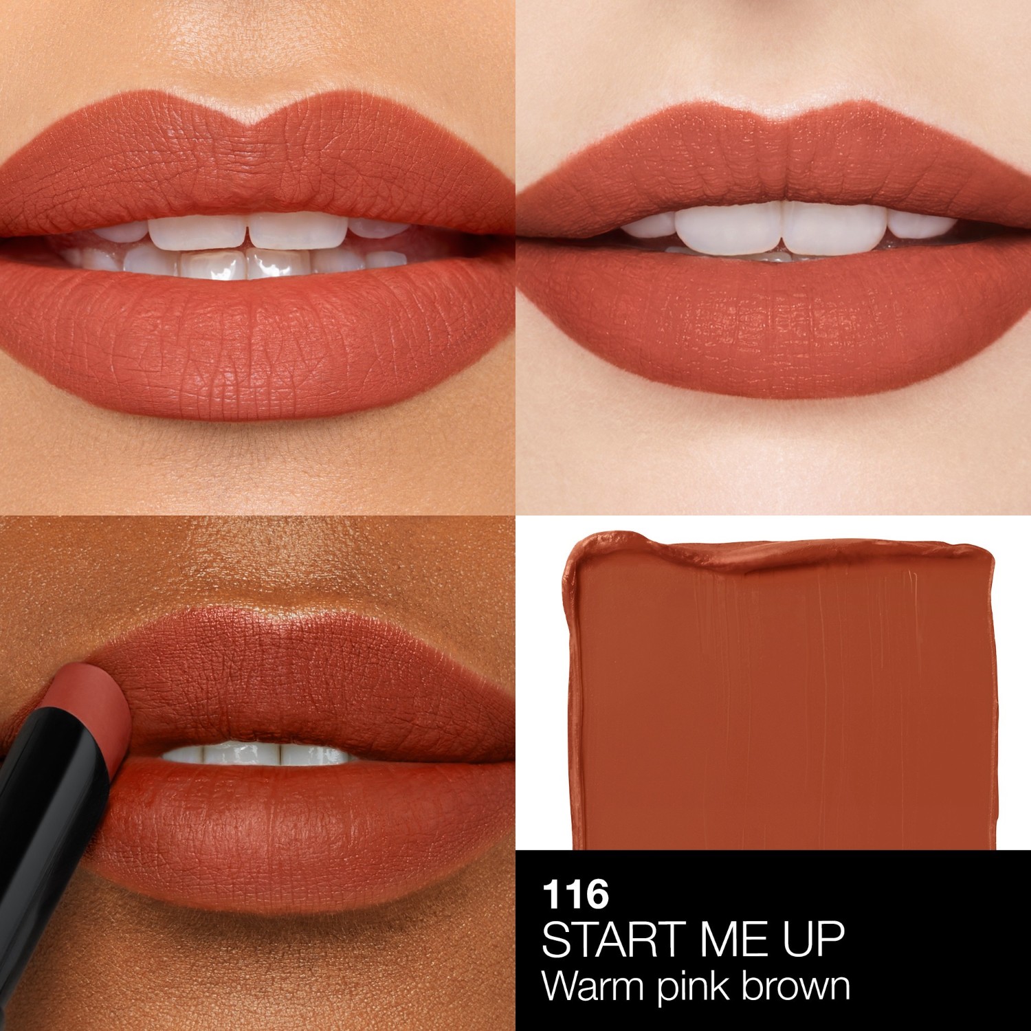 Помада для губ powermatte Nars, start me up, вес 1.5 гр. — фото 2
