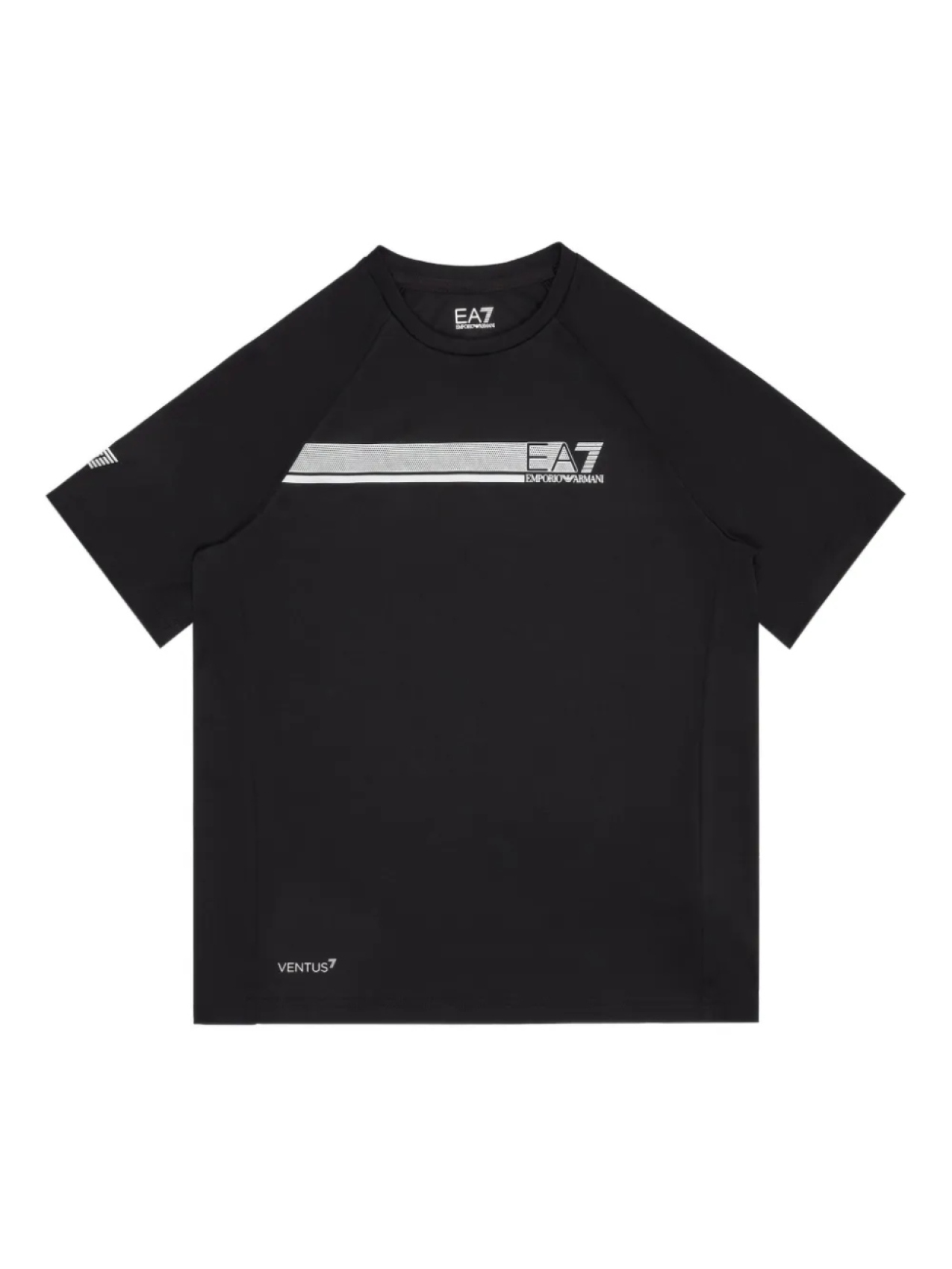 

Футболка с логотипом Emporio Armani Kids, черный