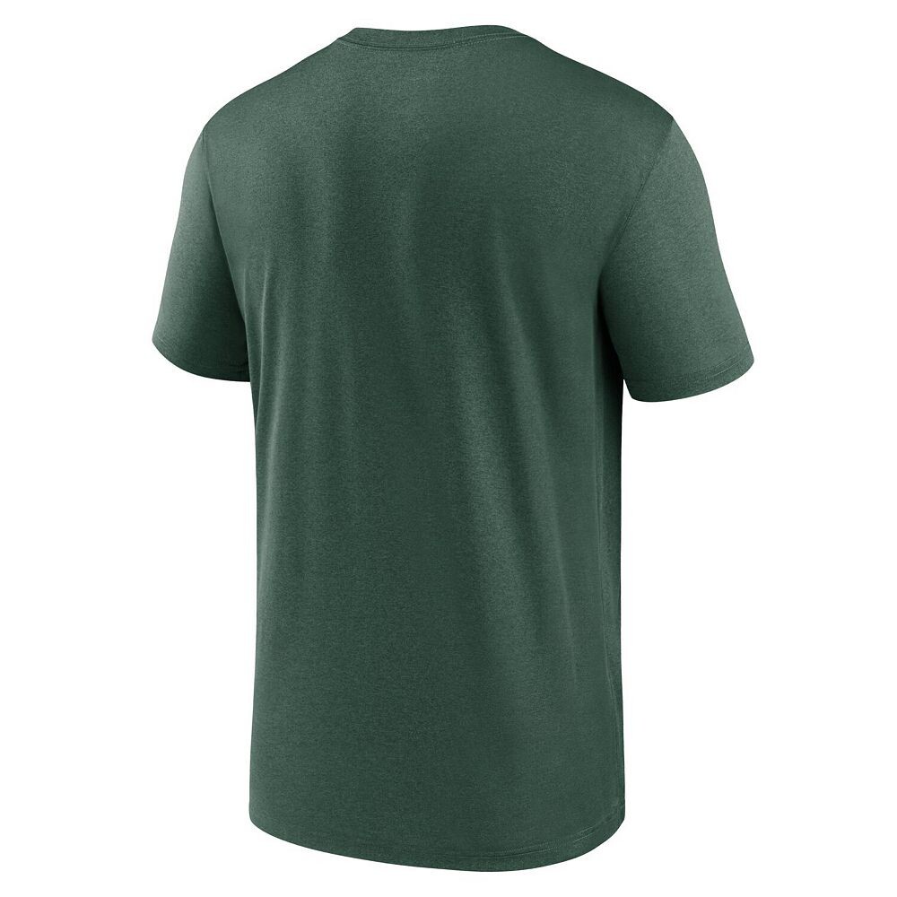 Мужская футболка Nike Green Green Bay Packers Primetime Legend Wordmark Performance, цвет Pkr Green — фото 4