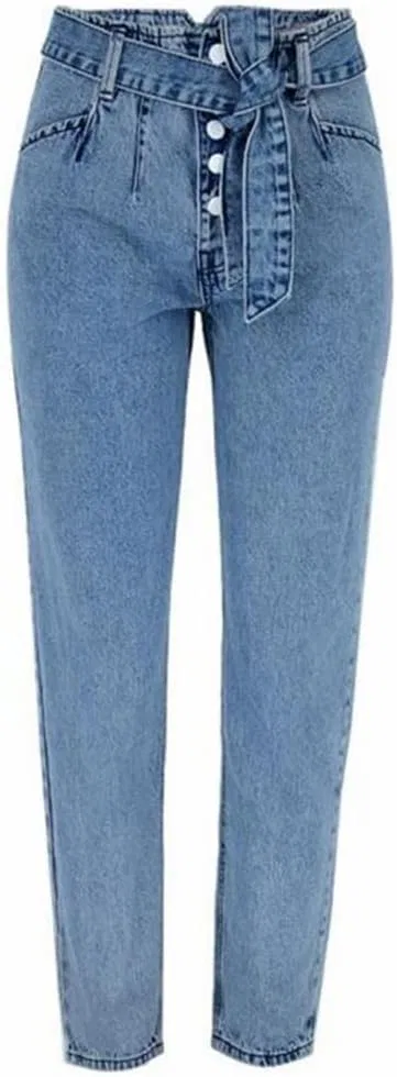 Джинсы зауженные Casual, синие