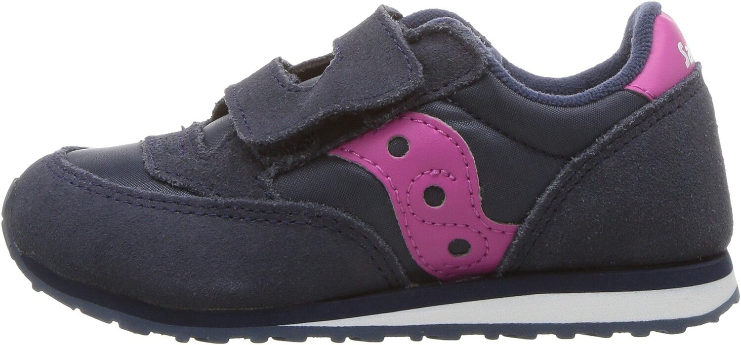 Кроссовки Originals Jazz Hook & Loop Saucony Kids, цвет Navy/Pink — фото 4