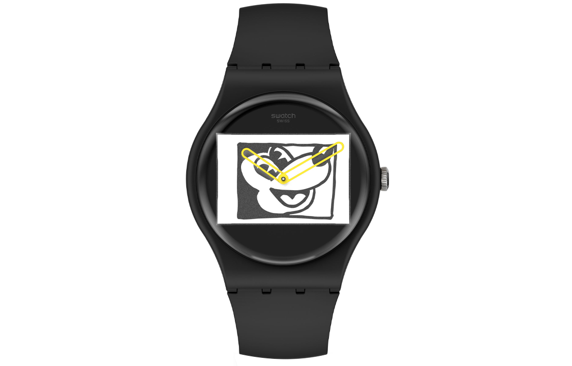 

SWATCH Часы Unisex 41mm Watch SUOZ337, Black