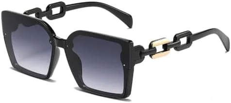 

Солнцезащитные очки большого прямоугольного размера 2027 года. Качественные солнцезащитные очки с индивидуальным дизайном для женщин. Популярные очки MTZJH, Black