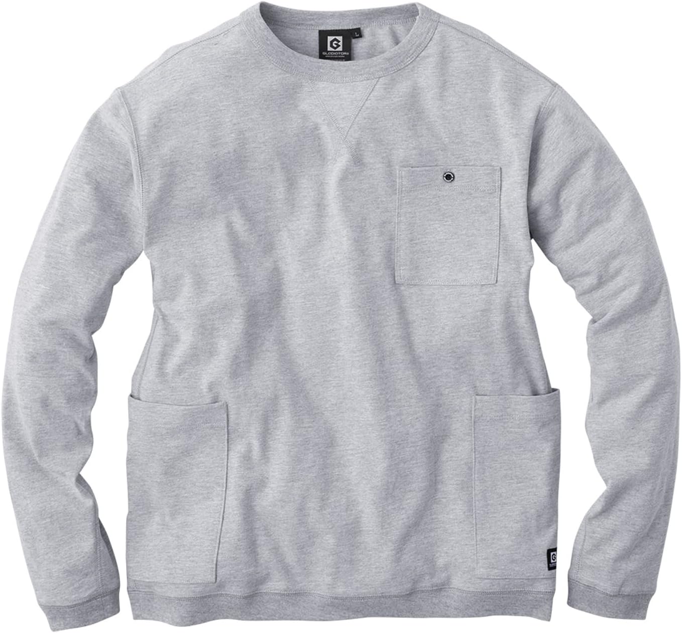 

Футболка с длинными рукавами и 5 карманами G-958 Co-Cos Nobuoka, светло-серый