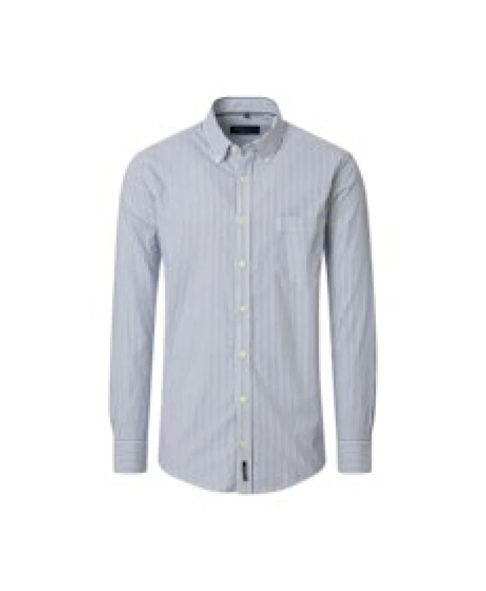 

Полосатая повседневная рубашка Casa Moda, белый