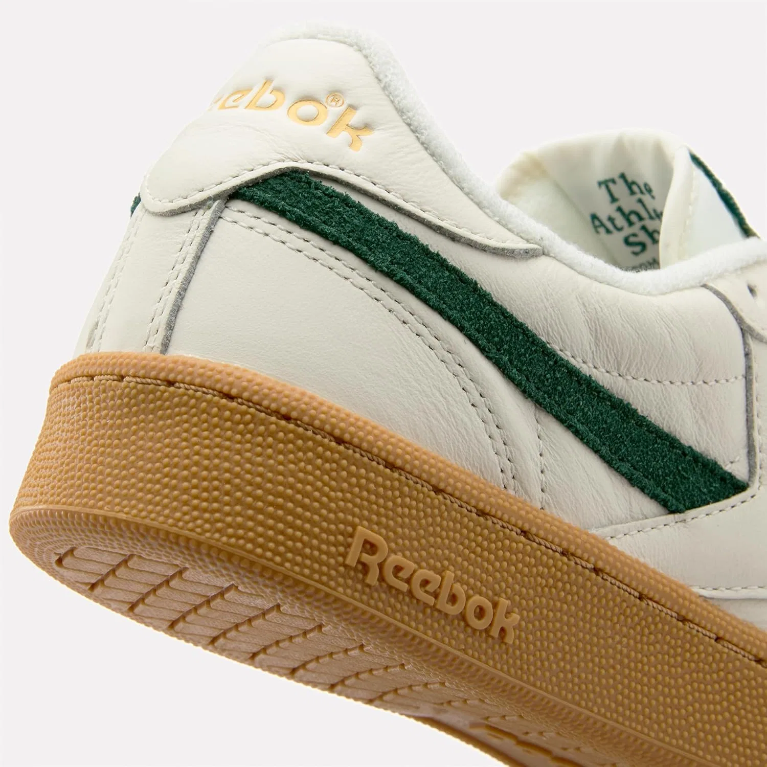 Кроссовки Reebok Unisex Club C Revenge Vintage, Chalk Dark Green Gum — фото 2