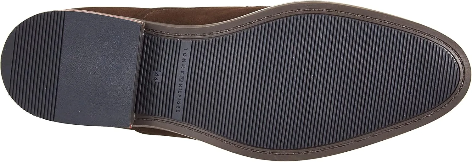 Мужские балетки Tommy Hilfiger Signature Hilfiger Fm0fm04215 в стиле Дерби, какао — фото 4