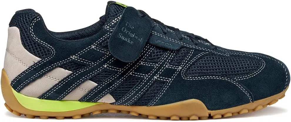 Мужские низкие кроссовки Geox Low U Snake Original A, Blue — фото 2