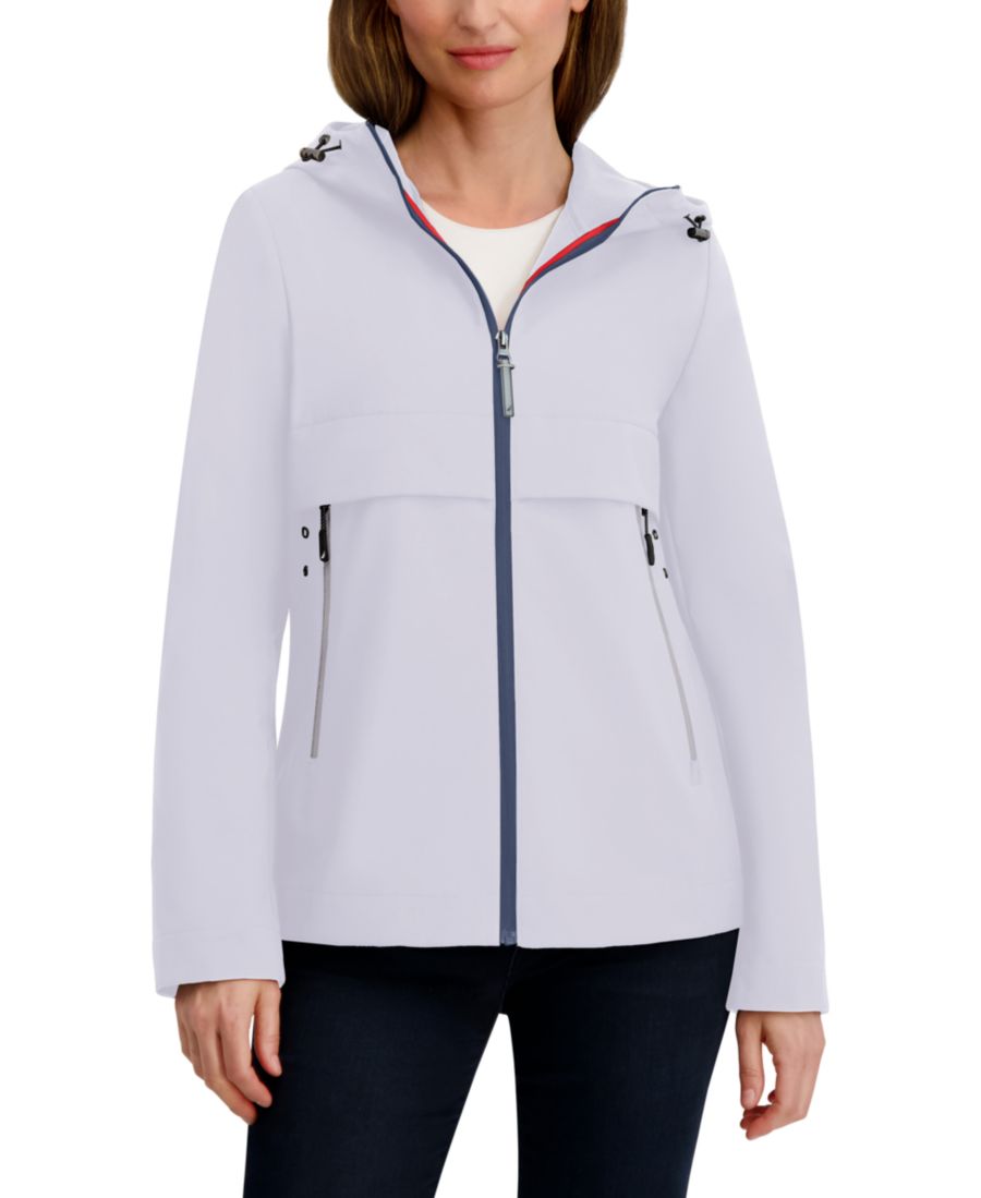 

Женское пальто из софтшелла с капюшоном Nautica, Heather Blue