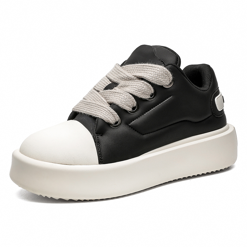 

MUYI Низкие скейтерские кроссовки унисекс черные женские, цвет Black Women's