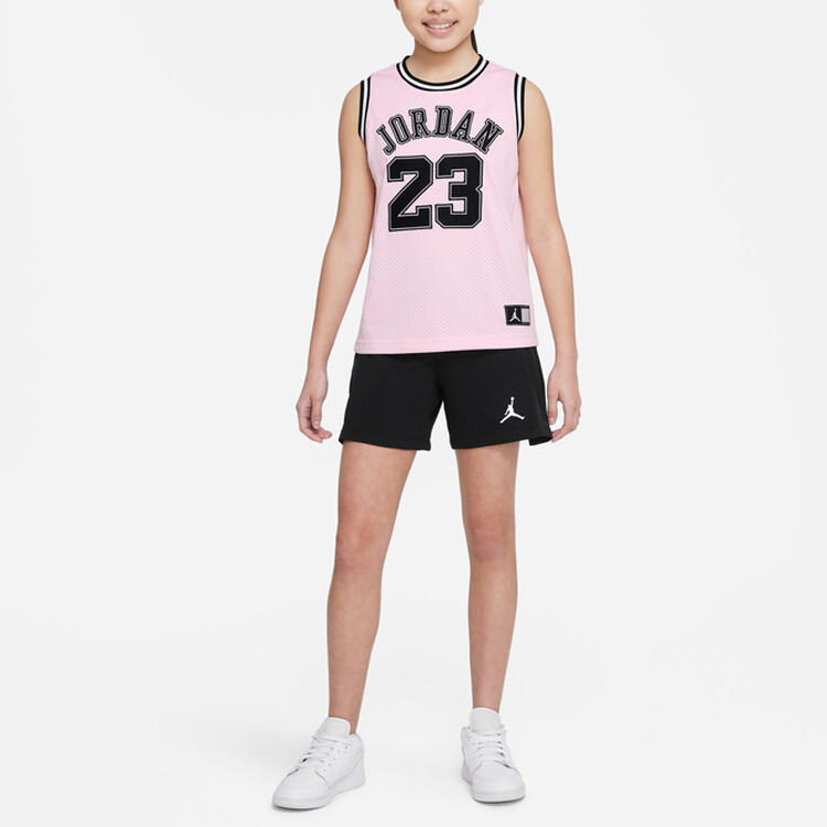 Детская баскетбольная рубашка Jordan Kids, цвет Pink — фото 3