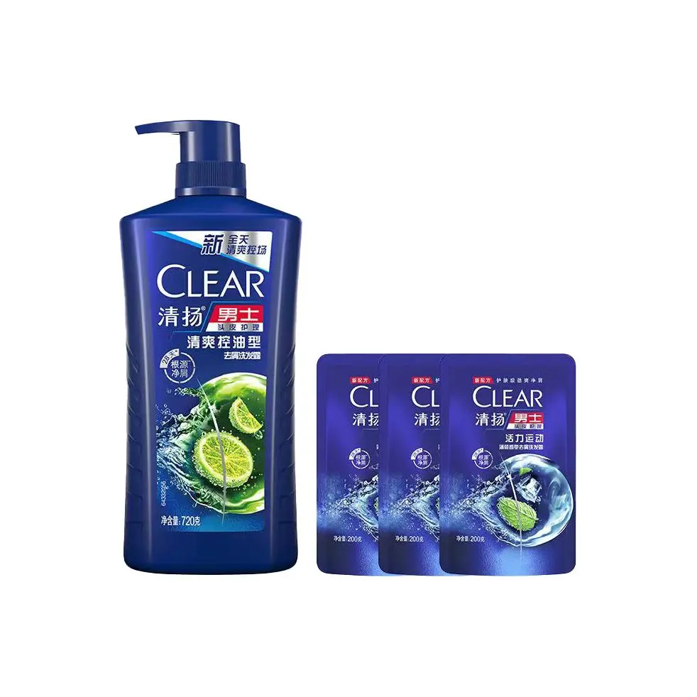 

Шампунь от перхоти 500г//500мл*3/650г/720г/900г/1200г CLEAR