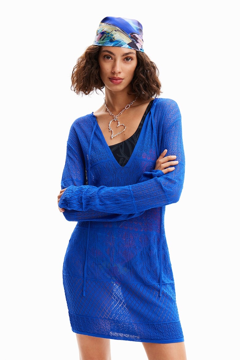 

Пляжное платье El Cairo трикотажного дизайна Desigual, синий