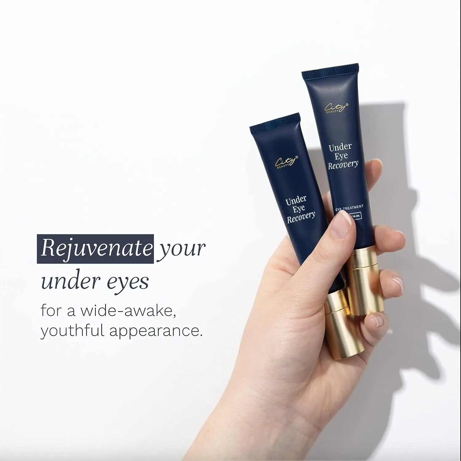 City Beauty Under Eye Recovery антивозрастной крем для глаз с пептидами, разглаживает и осветляет, против темных кругов и морщин, чистый уход без жестокости — фото 2