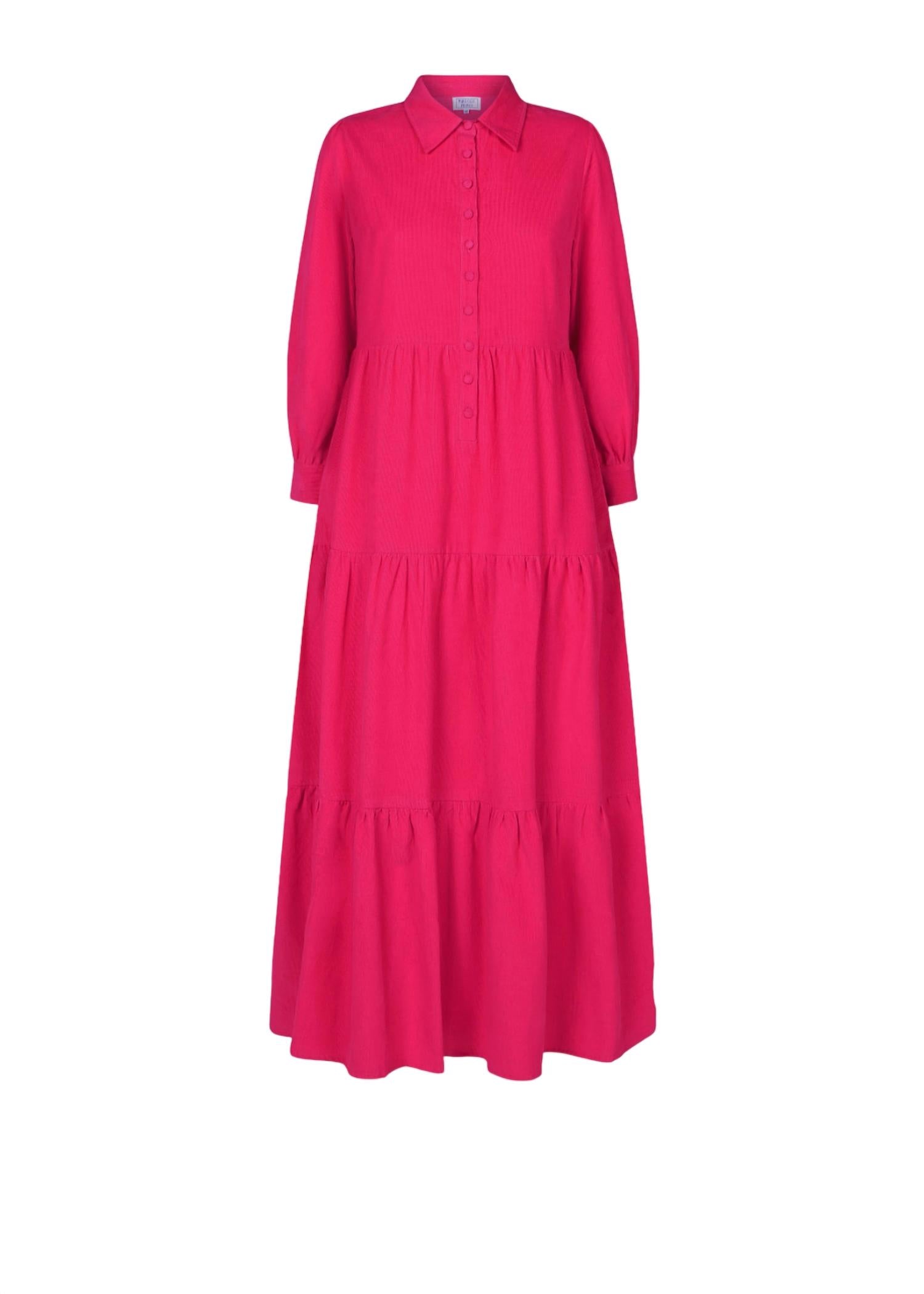 

Платье Cord Gina в цвете фуксия PINK CITY PRINTS