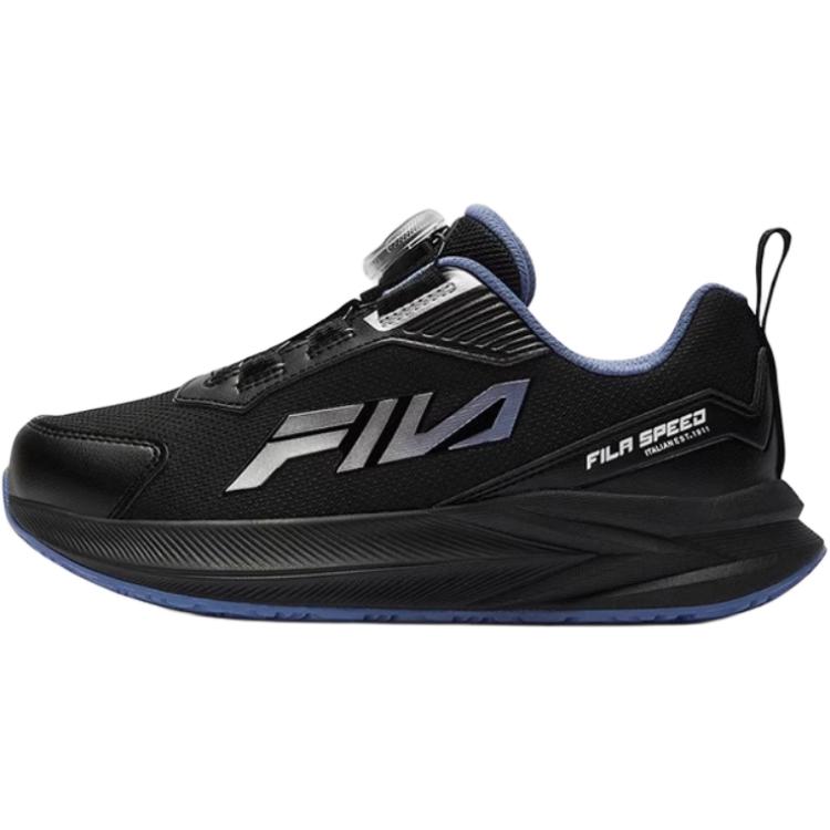 

FILA KIDS BOA Abrasion Resistant Low Top детские беговые кроссовки Black Gray