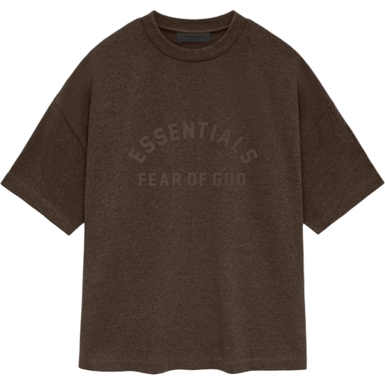 Футболка с коротким рукавом Heavy S/S из основной коллекции Fear Of God Essentials, цвет вересковое дерево — фото 2