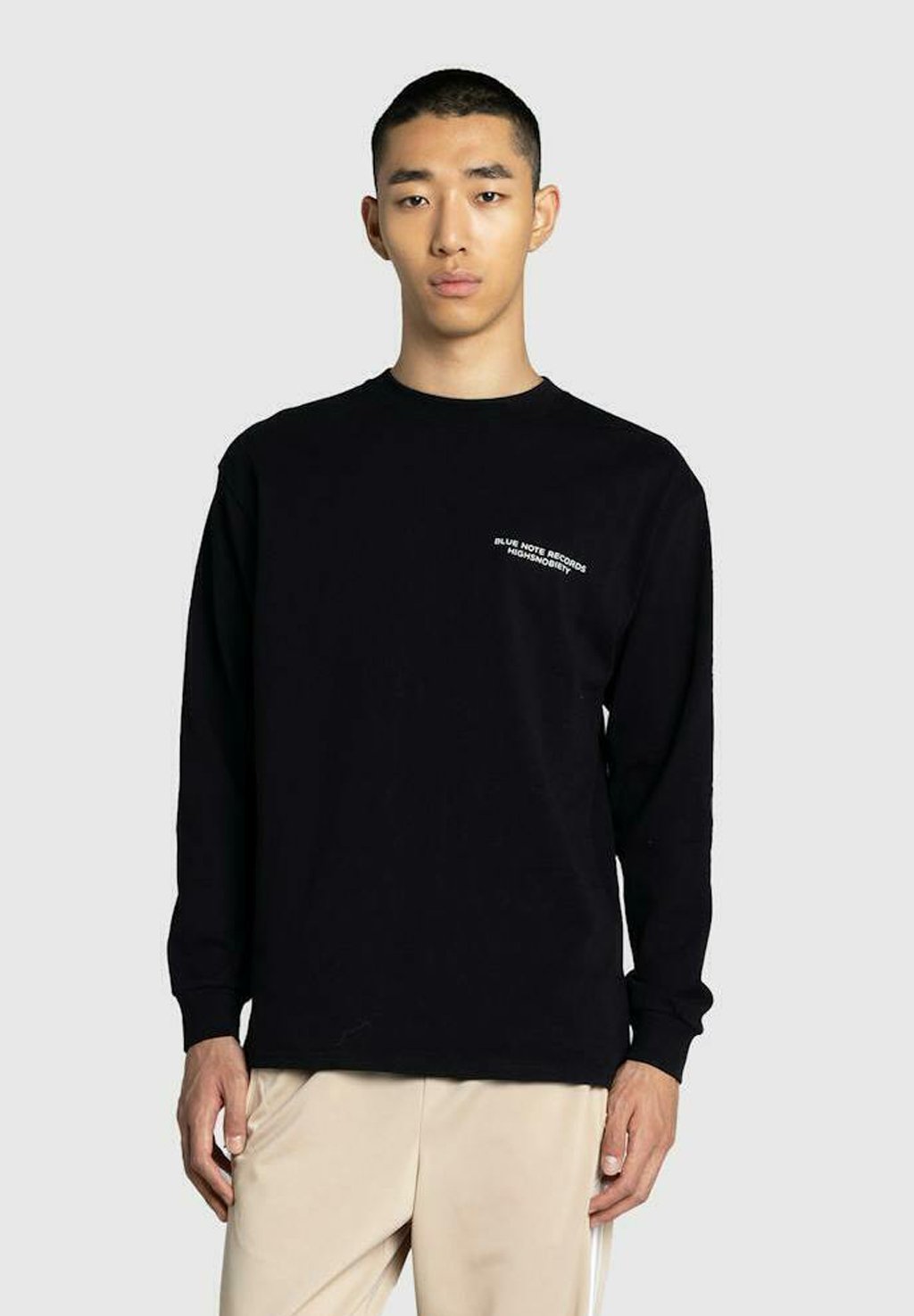 

Топ с длинными рукавами HIGHSNOBIETY Highsnobiety, черный